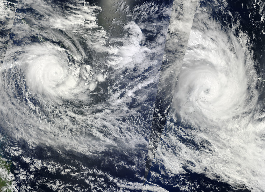 NASA Satellite Captures Tropical Cyclones Tomas and Ului